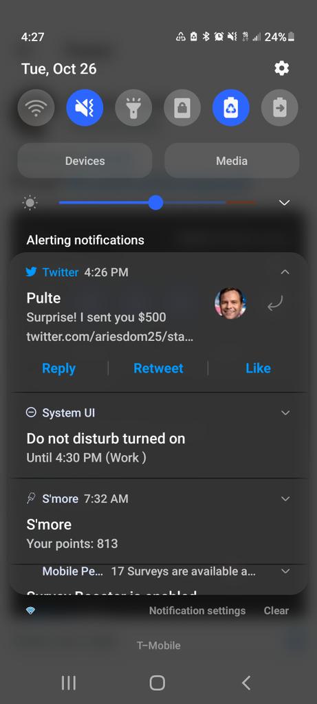 LokiGiraffe's tweet photo. @pulte Always have to pull down the noti to make sure it's not me lmao https://t.co/jqCCiiTE1B