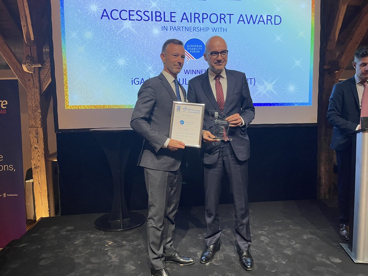 While the Best Airport Awards per traffic cat have been revealed, we still have five specialised accolades. Starting off with the Accessible Airport Award presented in partnership with <a href="/MyEDF/">European Disability Forum</a>. This year’s winner is <a href="/igairport/">iGA Istanbul Airport</a>, showing prowess yet another time. Congratulations!