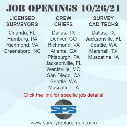 SurveyorHelp's tweet photo. Job details--> https://t.co/DiLm56KUqA

Please share! Reach out if you're interested to Loran@surveyorplacement.com https://t.co/03AOlssRsu