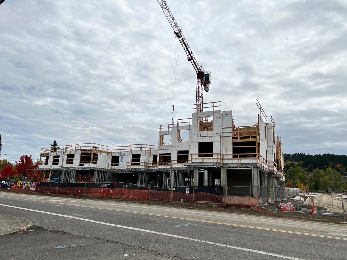 GuardianRE_pdx's tweet photo. Fuller Road Station continues to take shape in Happy Valley, OR. When complete, the community will provide 100 affordable homes to families and individuals with incomes between 30% - 80% of the area median income (AMI).
Learn more: https://t.co/a8UcTzaSEq https://t.co/2G4IfIxnmh