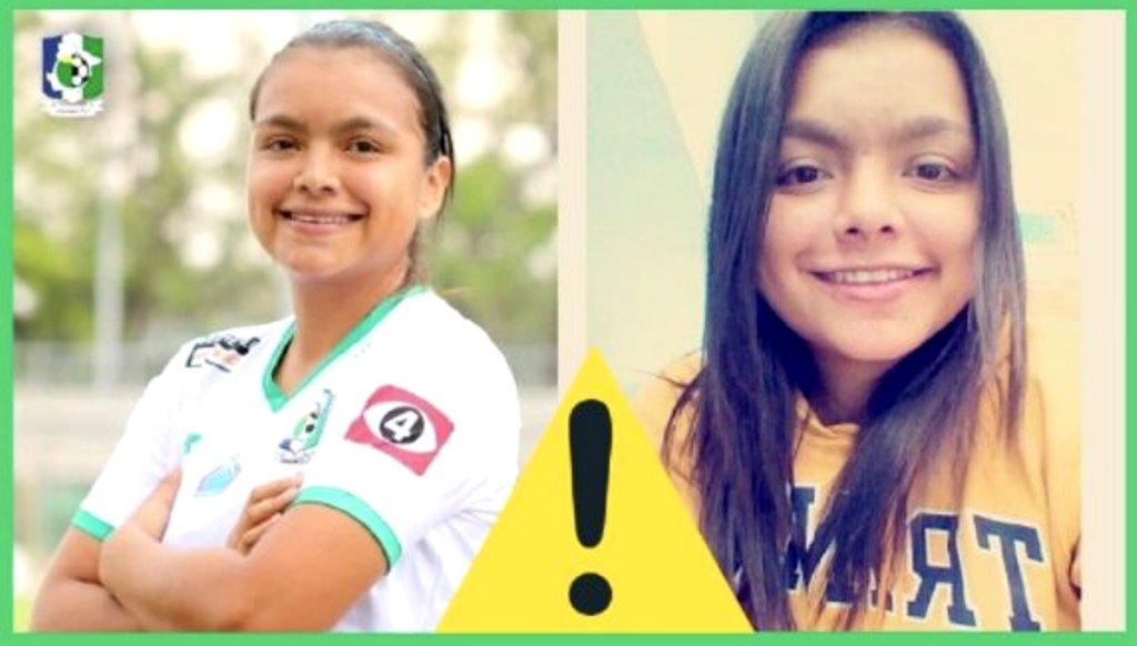 Exjugadora de Alianza, Jimena Ramírez se encuentra desaparecida desde el pasado sábado 23 de octubre después de jugar un partido de fútbol

Si tiene información de ella se ha facilitado el número telefónico 7585-6331.