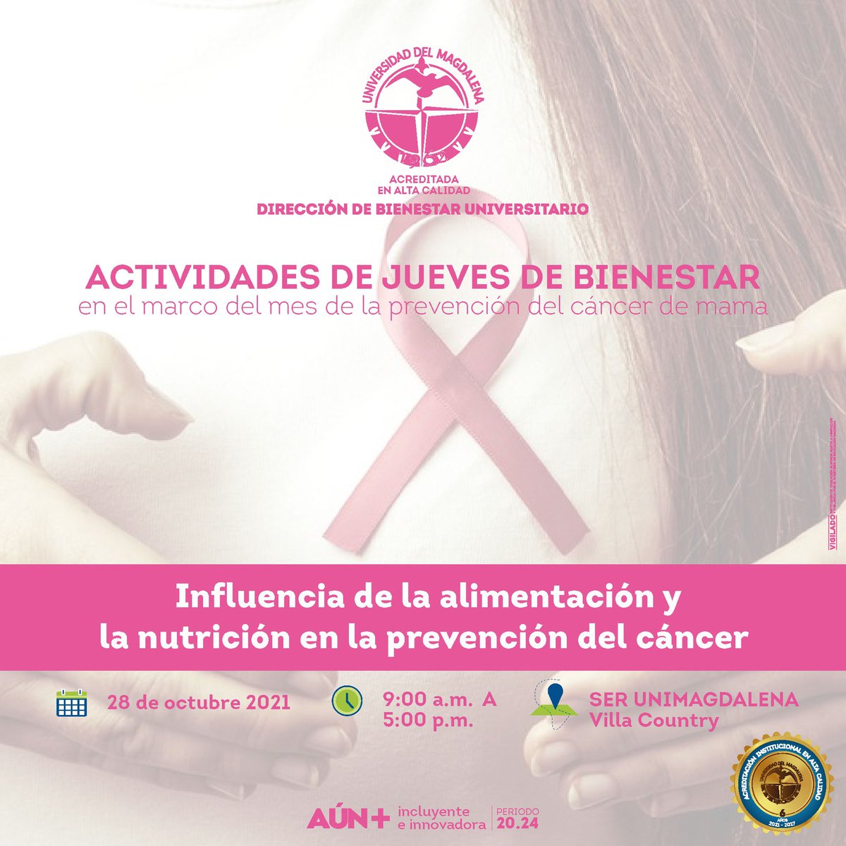 BienestarUM's tweet photo. #PrográmateUM | Desliza ▶️ Desde la Dirección de Bienestar Universitario continuamos con la estrategia Jueves de Bienestar. Por eso los invitamos a unirse a las actividades programadas para ustedes el día Jueves 28 de octubre. 🎀💪🏽🎭

¡No se lo pierdan! 

#BienestarSomosTodos 💚 https://t.co/IULbHUTpRh