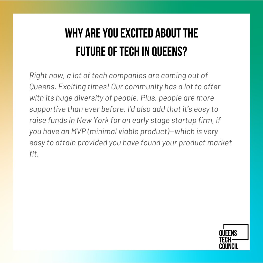 QueensChamber's tweet image. This week’s featured #tech #entrepreneur for our ongoing #QueensTechCorner segment is Poonam Vasantha Kumar, Co-Founder and CEO of @Saavornow!