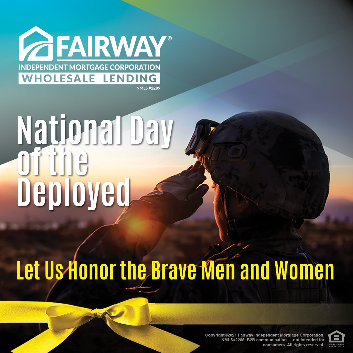 Today is National Day of the Deployed!
Pray for all of those currently and those who have been deployed.

#military #VA #veterans #wholesalethefairway #fairwaycares