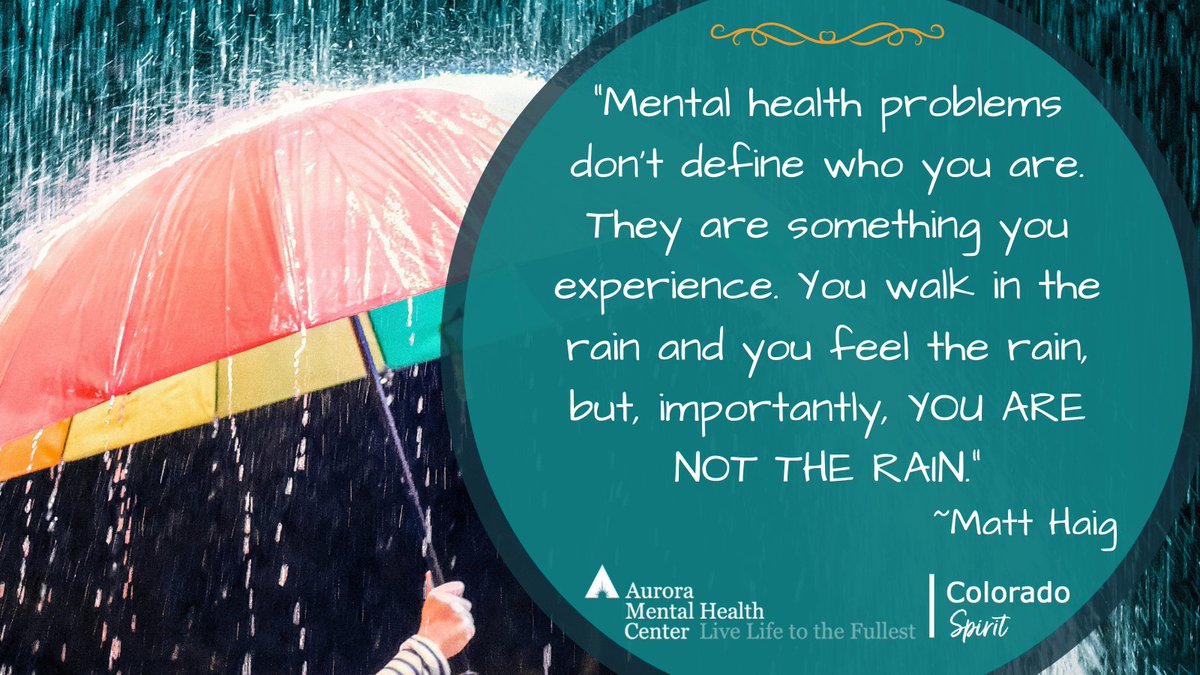 If you are seeking out therapy or have a mental health condition, it is not the full picture of who you are, it does not define you. aumhc.org #youmatter #MentalHealthAwareness #MentalHealth