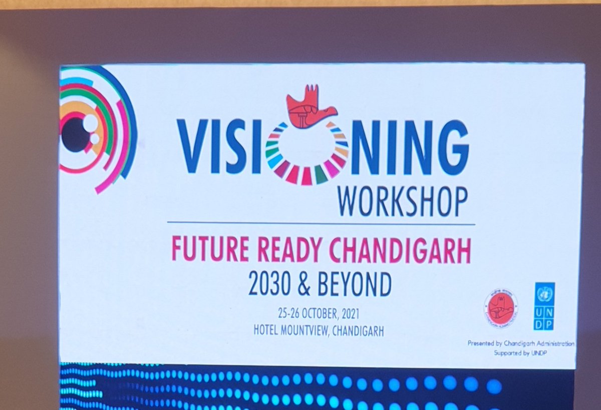 Today participated in meeting on 
visioning workshop 
FUTURE READY CHANDIGARH 
2030 BEYOND, at 
Mount view, sector 10, CHANDIGARH.