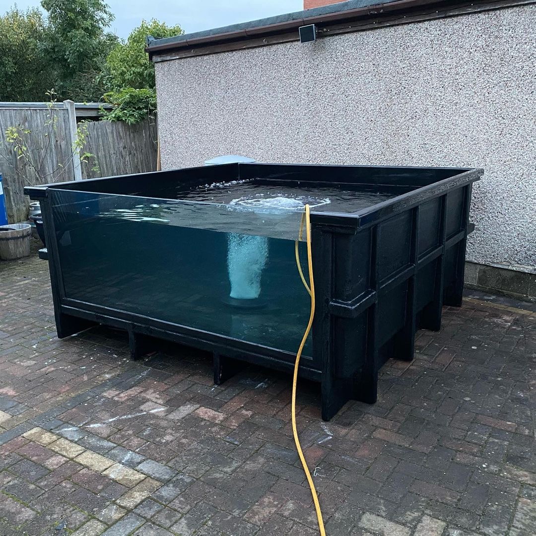 EvolutionAqua's tweet photo. We can’t wait to see this fully up and running with Koi… @westmidlandskoi supplying @koitanks.co.uk pre made fibreglass ponds to a customer, kitted with a full Evolution Aqua filtration set up!

#EvolutionAqua #WestmidlandsKoi #KoiTanks #KoiPond #Pond #Koi https://t.co/HUHDXIIMsD