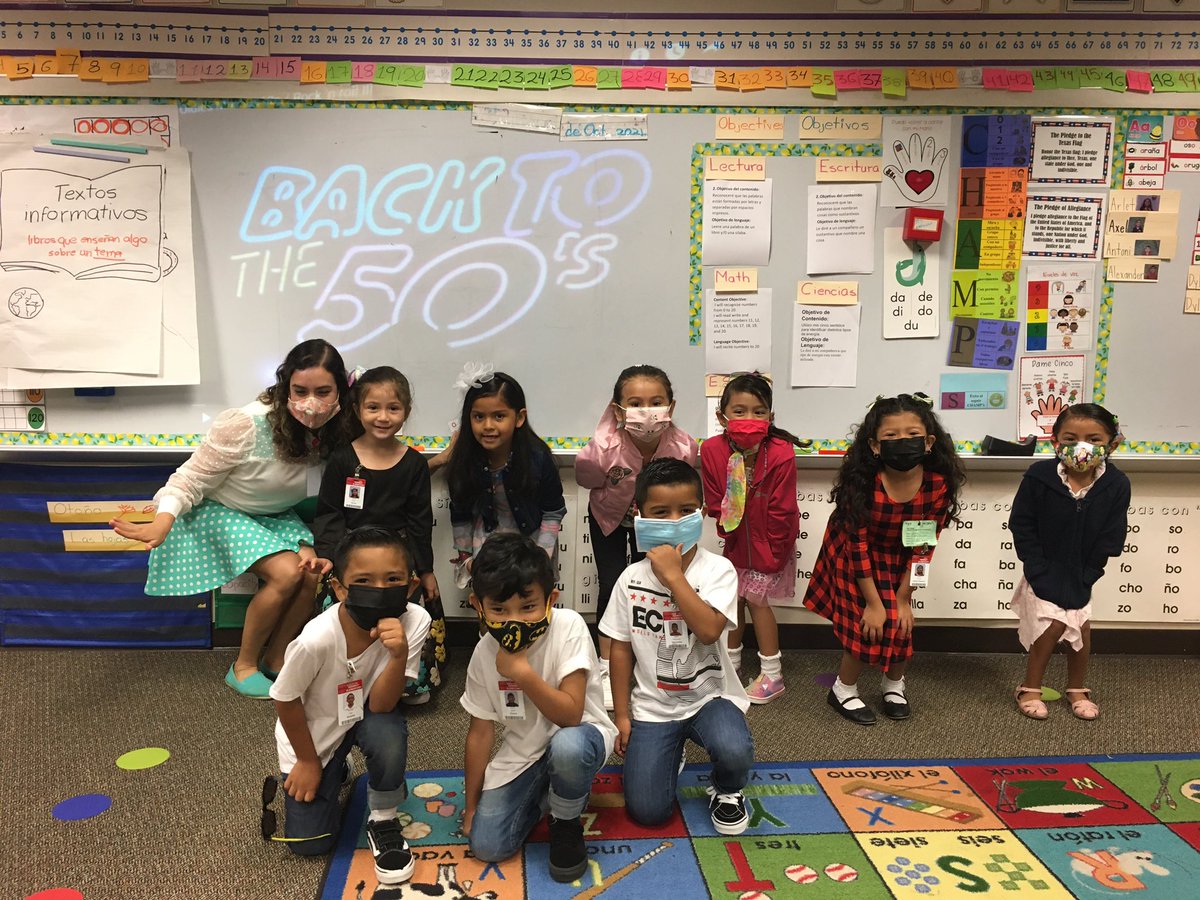 MsPerale's tweet photo. Celebrating 50 days of school!!! @KennedyCougs #RedRibbonWeek https://t.co/DkMX1wb3fs