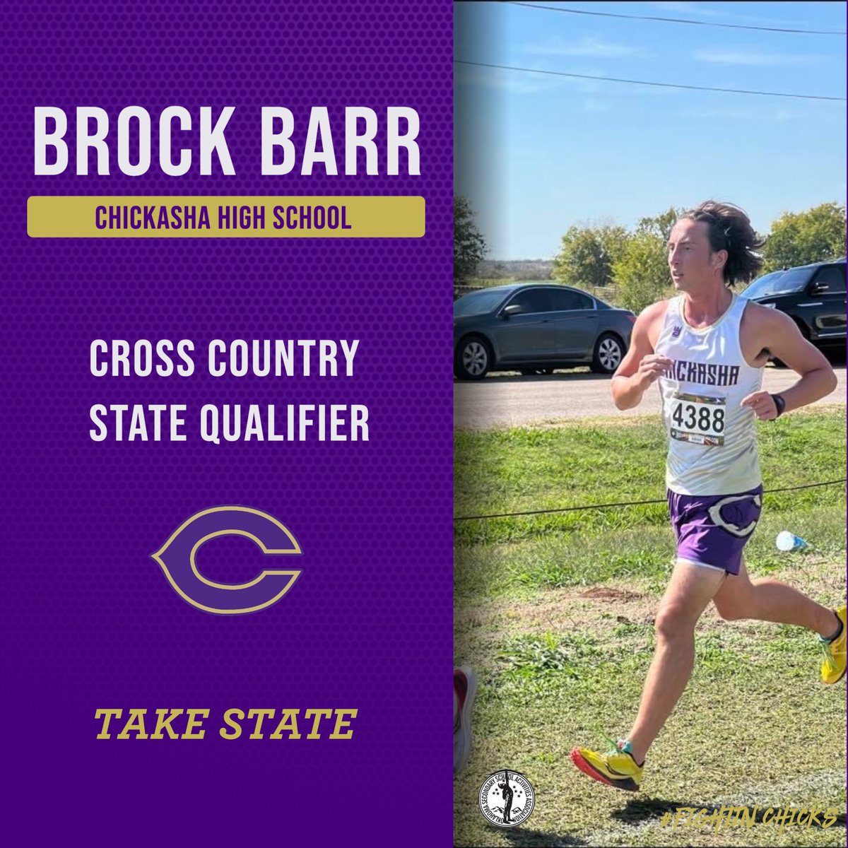 ChickashaATH's tweet photo. CONGRATS and GOOD LUCK to Brock Barr @ Cross Country State! https://t.co/Sjn3qK1R7F