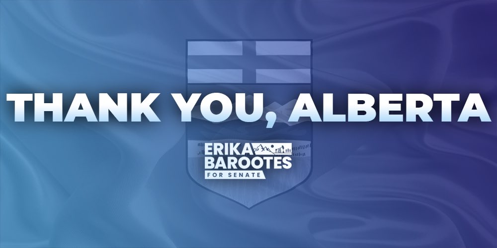 Barootes's tweet photo. Honoured to officially be a Senate-Elect in the beautiful province of Alberta. 💙💙
#abpoli #cdnpoli https://t.co/grScXdLP7r