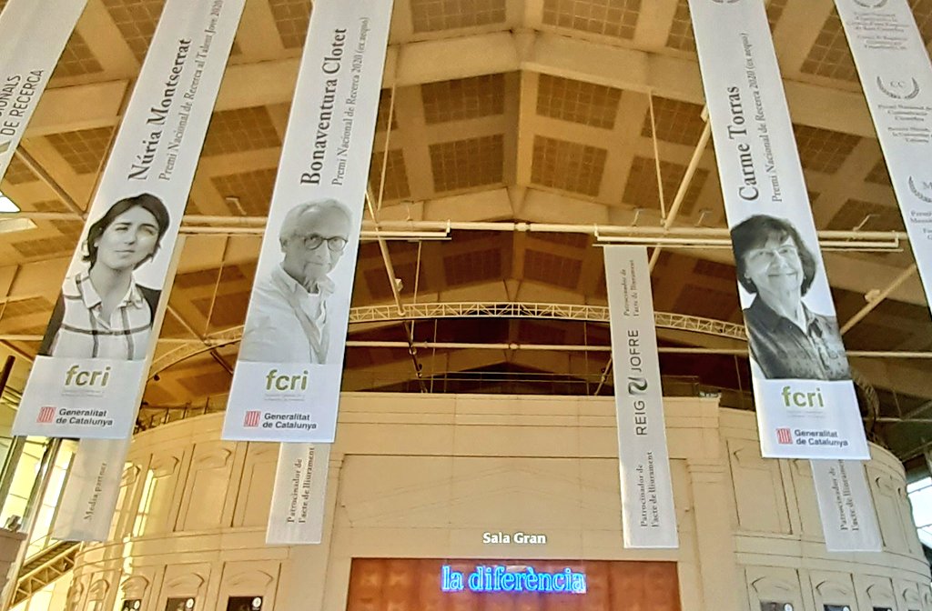 IBECBarcelona's tweet photo. Avui som al Teatre Nacional de Catalunya per assistir a l'entrega dels 31 Premis Nacionals de Recerca, on la Nuria Montserrat, Professora ICREA @IBECBarcelona recollirà el seu guardó com a Premi Nacional de Recerca al Talent Jove 2020. https://t.co/gck2dFcCqk