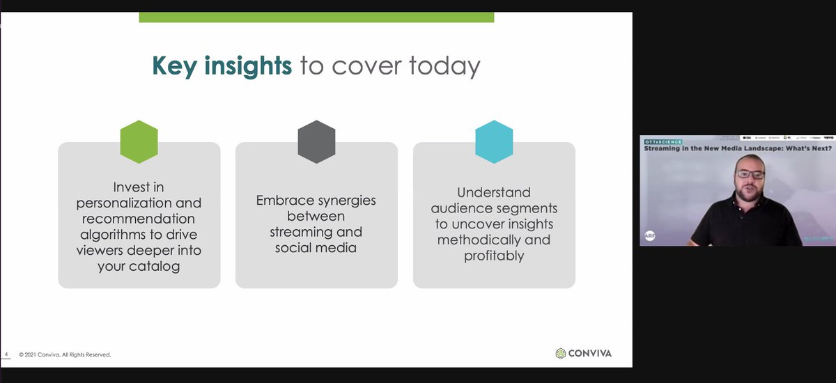 conviva's tweet photo. Conviva VP @nickcicero is live now with @the_ARF talking streaming content discovery. 
#ARFOTT #mrx https://t.co/NPEVodp2Nu https://t.co/vaERRRXUoW