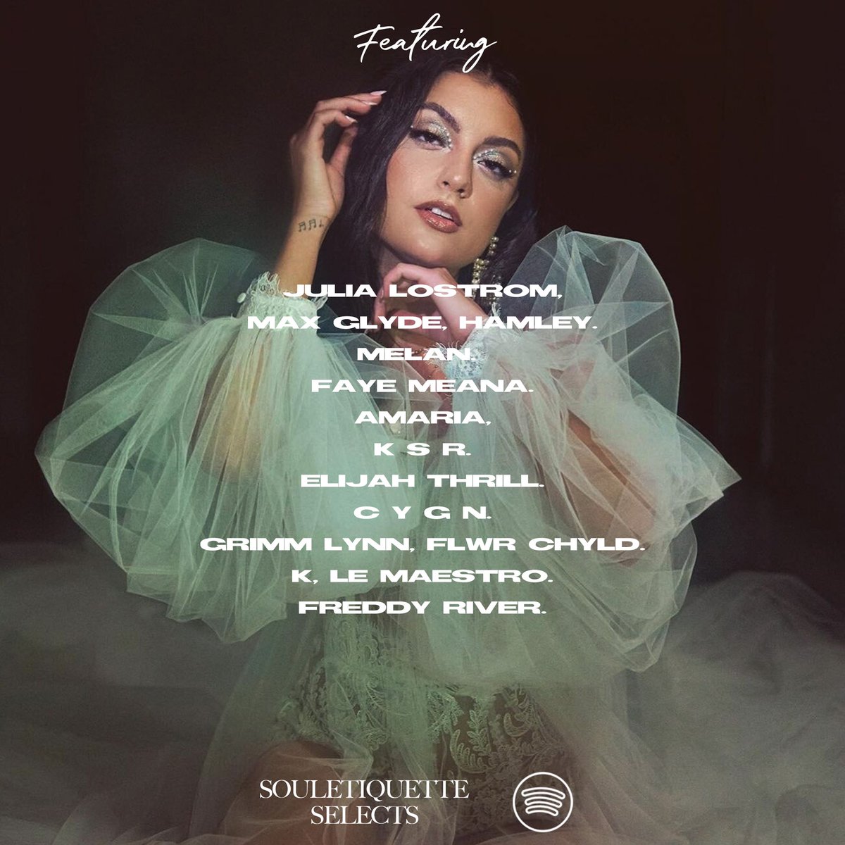 Souletiquette Selects is back with some of the finest chill, soul and future sounds on <a href="/spotifyuk/">Spotify UK & Ireland</a> ✨

Featuring music from Julia Lostrom, Faye Meana, Grimm Lynn, Flwr Chyld, Amaria, K Le Maestro and many more

open.spotify.com/playlist/6YfAU…
