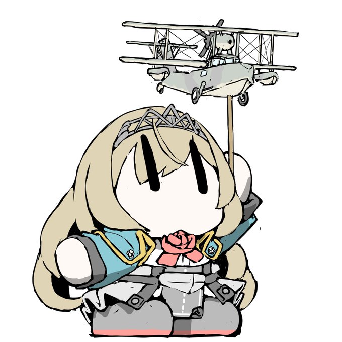 艦これラクガキ、まめ艦びくとりあす^^
ウォーラスのおもちゃを貰って遊んでいます^^ 