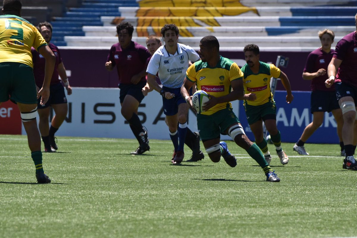 ScrumESPN's tweet photo. 🇧🇷🇺🇸 ¡Gran triunfo de #Brasil 🅰️! En el arranque de la segunda fecha del #APC2021, se impuso por 33-20 frente a #USASelects en el #EstadioCharrúa. 🏉
📷: @sudamericarugby https://t.co/6xNRVfudIH