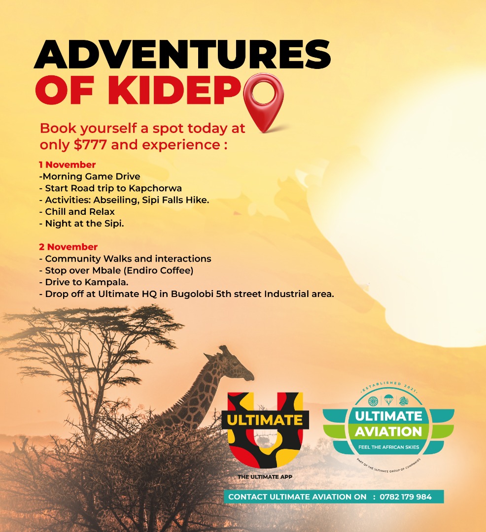 Trudie_25's tweet photo. Are you adventurous, do you love traveling, here is an opportunity to go to Kidepo, book your slot already and add on your memories
Call  0782179984 for more information
#UltimateAviation
#GoToTheEdge https://t.co/5nThgHN4dg