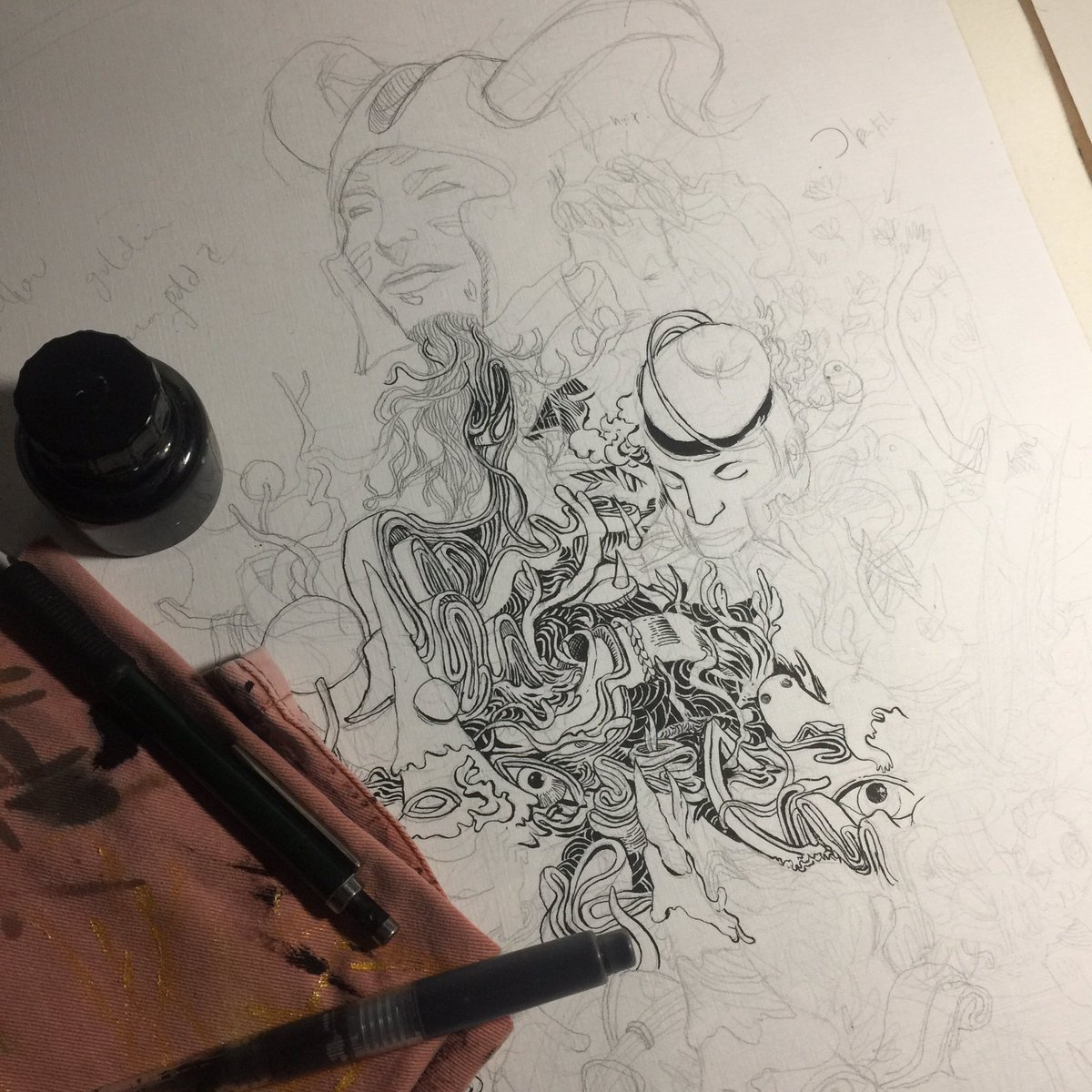 SanuriZulkefli's tweet photo. I cant sleep. Its time to draw. https://t.co/9PSe4cSE0p