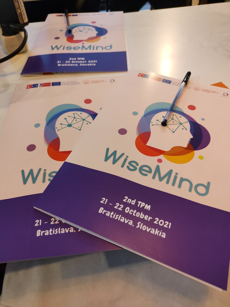 WiseMindProjec1's tweet photo. The work on the Wise Mind project is in progress! All partners met last week (21-22.10) in beautiful Bratislava for the 2nd Transnational Partners Meeting to discuss the objectives already achieved and set up the goals for the next 6 months of the project duration! Stay tuned!! https://t.co/8EDK4mF2eH