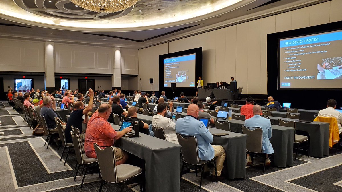 David Baldwin (@davidwbaldwin) on Twitter photo Manage Windows devices in your org with less infrastructure! Great job <a href="/jandreacola/">Julie Andreacola</a>, <a href="/BruceSaaaa/">Bruce</a> and our own <a href="/philschwan/">Phil Schwan</a>! @Netrix_LLC <a href="/mmsmoa/">MMS Minnesota</a> #MMSMiami Manage Windows devices in your org with less infrastructure! Great job <a href="/jandreacola/">Julie Andreacola</a>, <a href="/BruceSaaaa/">Bruce</a> and our own <a href="/philschwan/">Phil Schwan</a>! @Netrix_LLC <a href="/mmsmoa/">MMS Minnesota</a> #MMSMiami