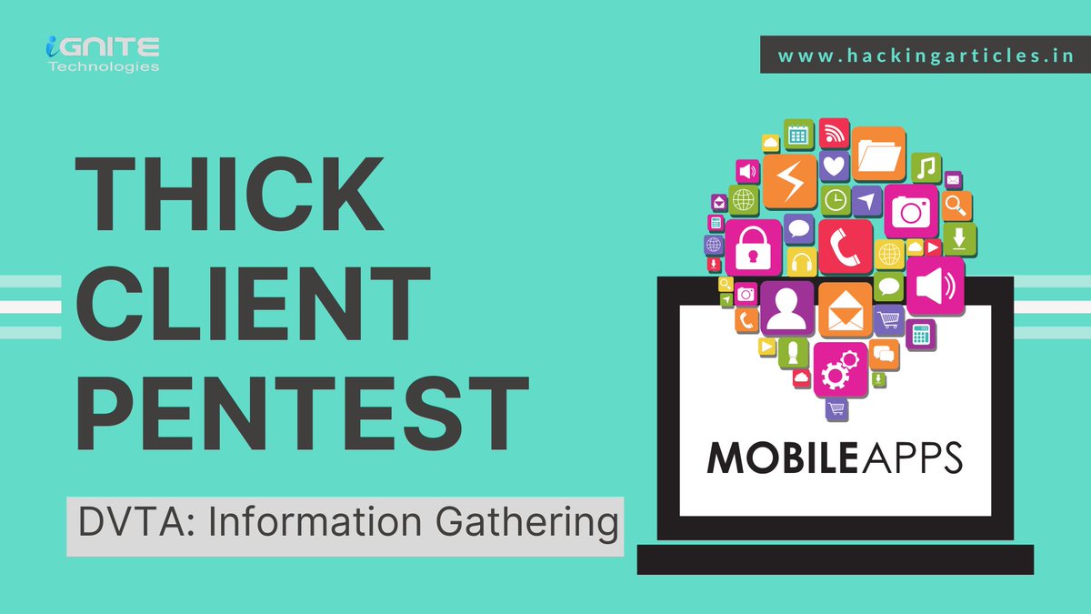 hackinarticles's tweet image. Thick Client Penetration Testing

hackingarticles.in/thick-client-p…

hackingarticles.in/thick-client-p…

hackingarticles.in/thick-client-p…

hackingarticles.in/thick-client-p…

hackingarticles.in/thick-client-p…

#infosec #thickclient #pentesting #cybersecurity