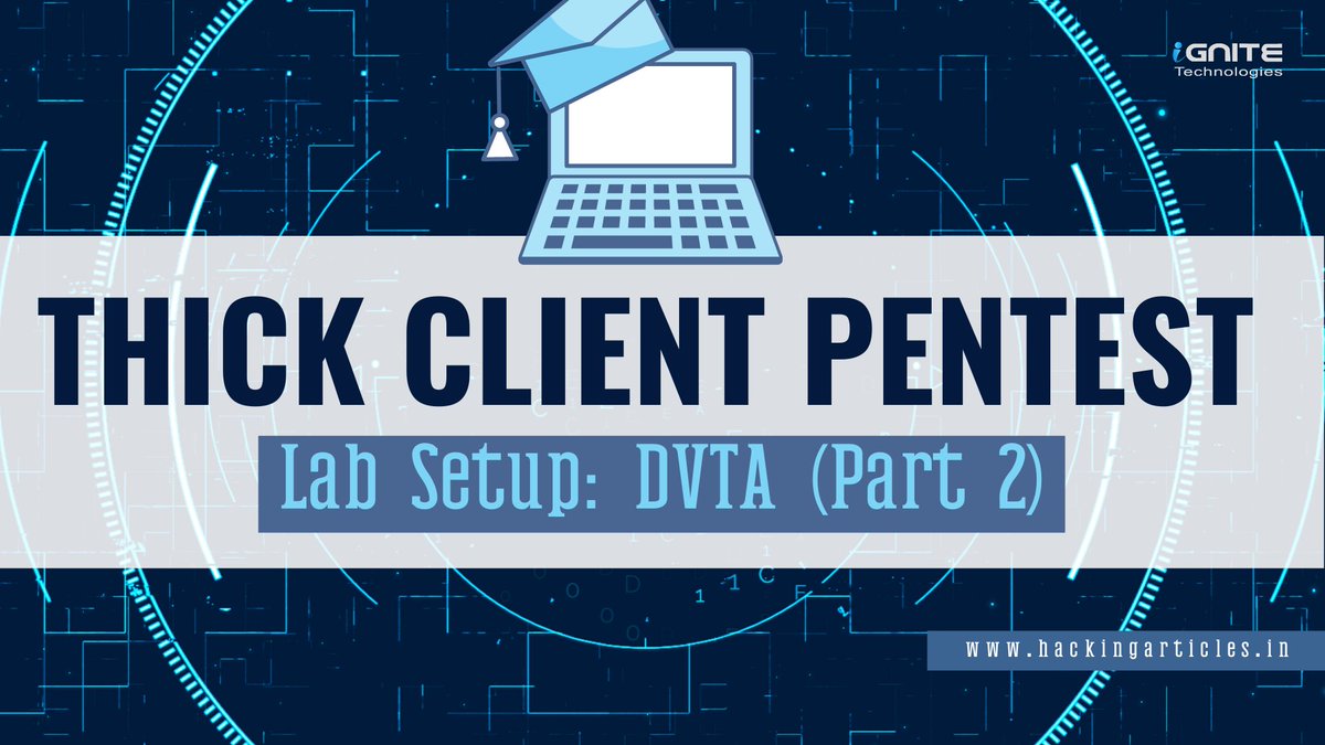 hackinarticles's tweet image. Thick Client Penetration Testing

hackingarticles.in/thick-client-p…

hackingarticles.in/thick-client-p…

hackingarticles.in/thick-client-p…

hackingarticles.in/thick-client-p…

hackingarticles.in/thick-client-p…

#infosec #thickclient #pentesting #cybersecurity