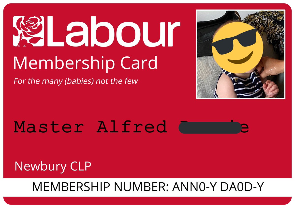 No YOU made your godson a fake Labour membership card to annoy his dad