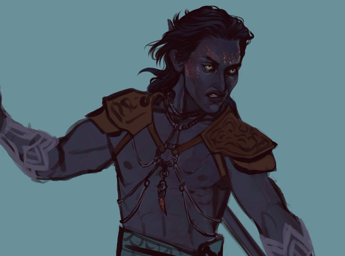 kiwi_pon's tweet image. Stream finished! Some more Ralun for ya, trying some coloring hacks and yes, shirtless check : B
#drowart #baldurgate3 #wipart