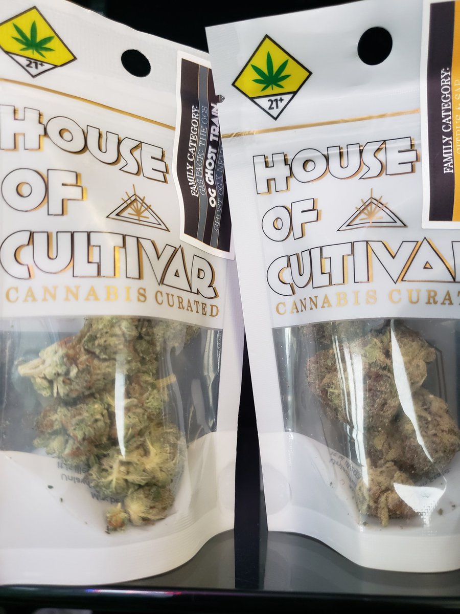 #TopShelfTuesday
20% off House of Cultavar 
Ghost Train OG and Valencia 
#RideTheCannaboose