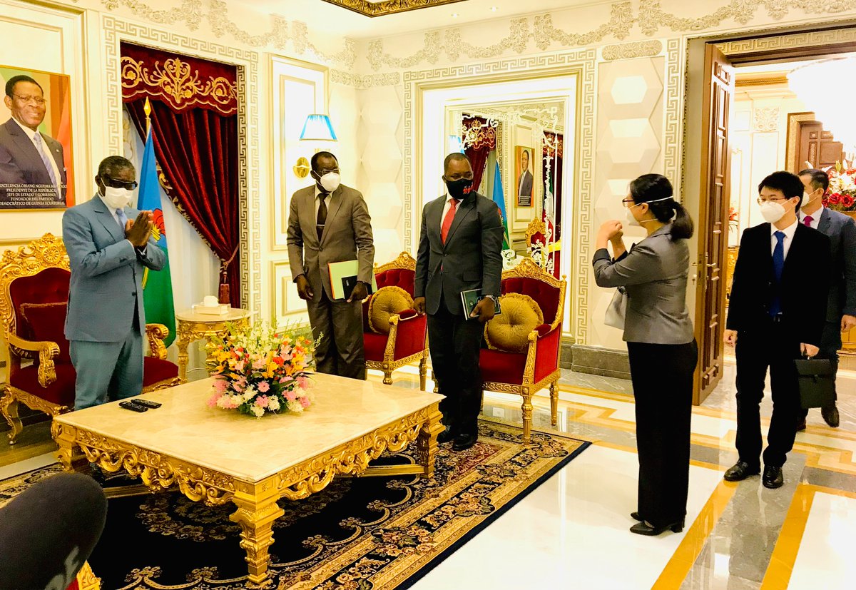 El Partido Comunista Chino expresa su admiración al Partido Democrático de Guinea Ecuatorial por la excelente organización de su próximo Congreso Nacional Ordinario que tendrá lugar en Bata el próximo mes y augura esperanzas de que sea un éxito