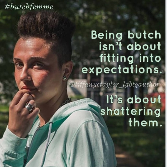 TiffanyE_Author's tweet photo. #butch #butches #butchlesbian #masculineofcenter #masculinewomen #butchisnotadirtyword #butchesofinstagram #butchfemme
#butchfemmedynamic #lgbtq #lgbtqia #lesbian #lesbians #queer #queerlife https://t.co/n7OYjjC4By