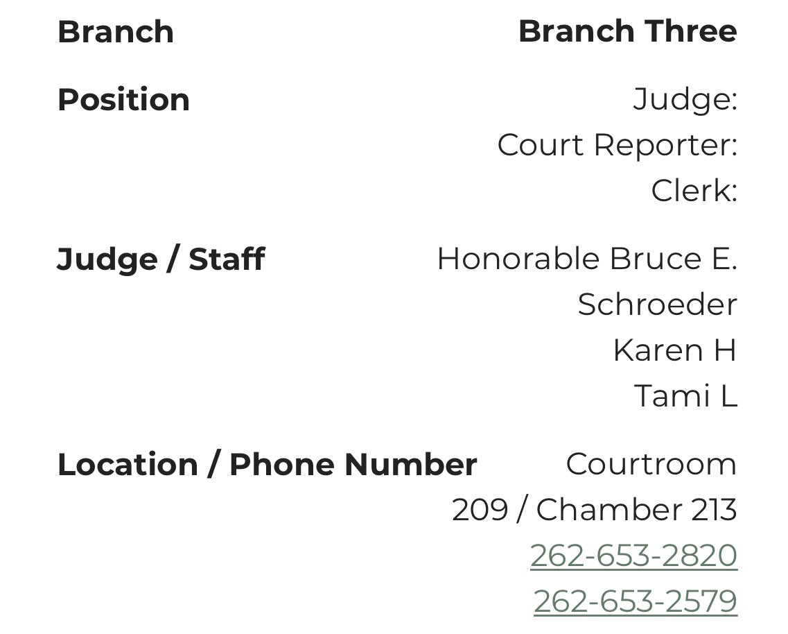 @donwinslow Here is the Judges information please contact him and tell you how you feel Kenosha County Circuit Judge Bruce Schroeder allowing Kyle Rittenhouse’s defense team to refer to victims as “rioters” and “looters” here is the Judge’s contact info: