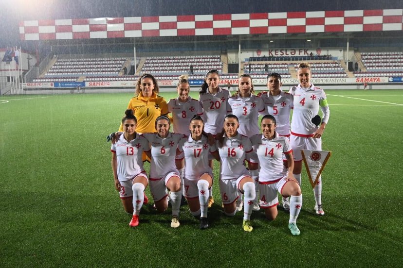 MaltaFPA's tweet photo. A huge well done to the Women National Team who recorded an important win vs Azerbaijan. Dorianne Theuma & Emma Xuerebโs goals saw Malta climb to the 4th position in Group E of the #WorldCupQualifiers.
#football #footballinMalta #WomenFootball
๐ธ:MFA Women's Football https://t.co/CycTOnTmK2