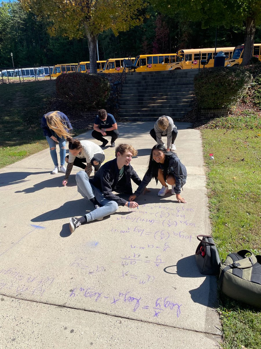 EBHSMedia's tweet photo. EBHS Calculus “chalking it up!”  #ignitelearningbcps https://t.co/eq6H1U2L3q