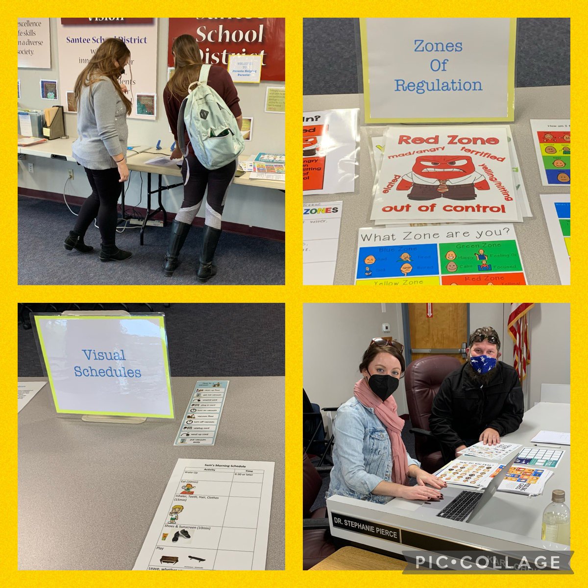 SSDMimi's tweet photo. Santee parents are benefiting from the expertise of our behavior team at the “Make It, Take It Workshop.” @SSDKristin @drsmpierce https://t.co/hOP2CIMyoI