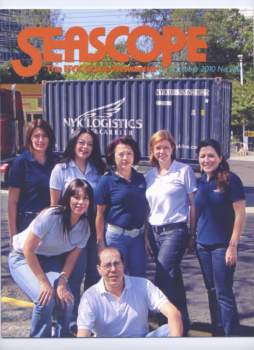 jrcruz69's tweet photo. Our staff made the cover of the 2010 @nyklineofficial #Seascope magazine, It was an honour for us as this was the 125th Anniversary of NYK Line. https://t.co/Yrb9ACSp0Y