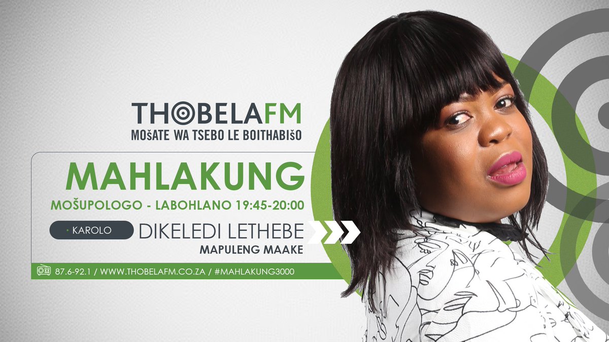 ThobelaFMYaka's tweet photo. #Mahlakung - Ai! Dikeledi Lethebe o bolela mantšu a gore go ratana ga Tumi le Khomotšo go tlo iša seriti sa ga Lethebe fase ka gore Khomotšo o tšwa lapeng la bahloki! Naa e a diragala taba ya mohuta wo ?
Romela WhatsApp Voice Note go 015 297 6159
[Podcast] https://t.co/nMDNxyYFwr https://t.co/8OsS2uh2FI