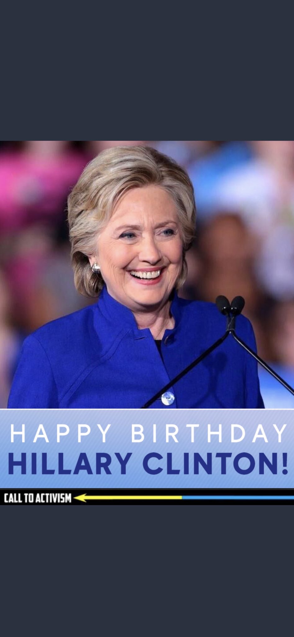 HaPpY BiRtHdAy   Hillary Clinton 