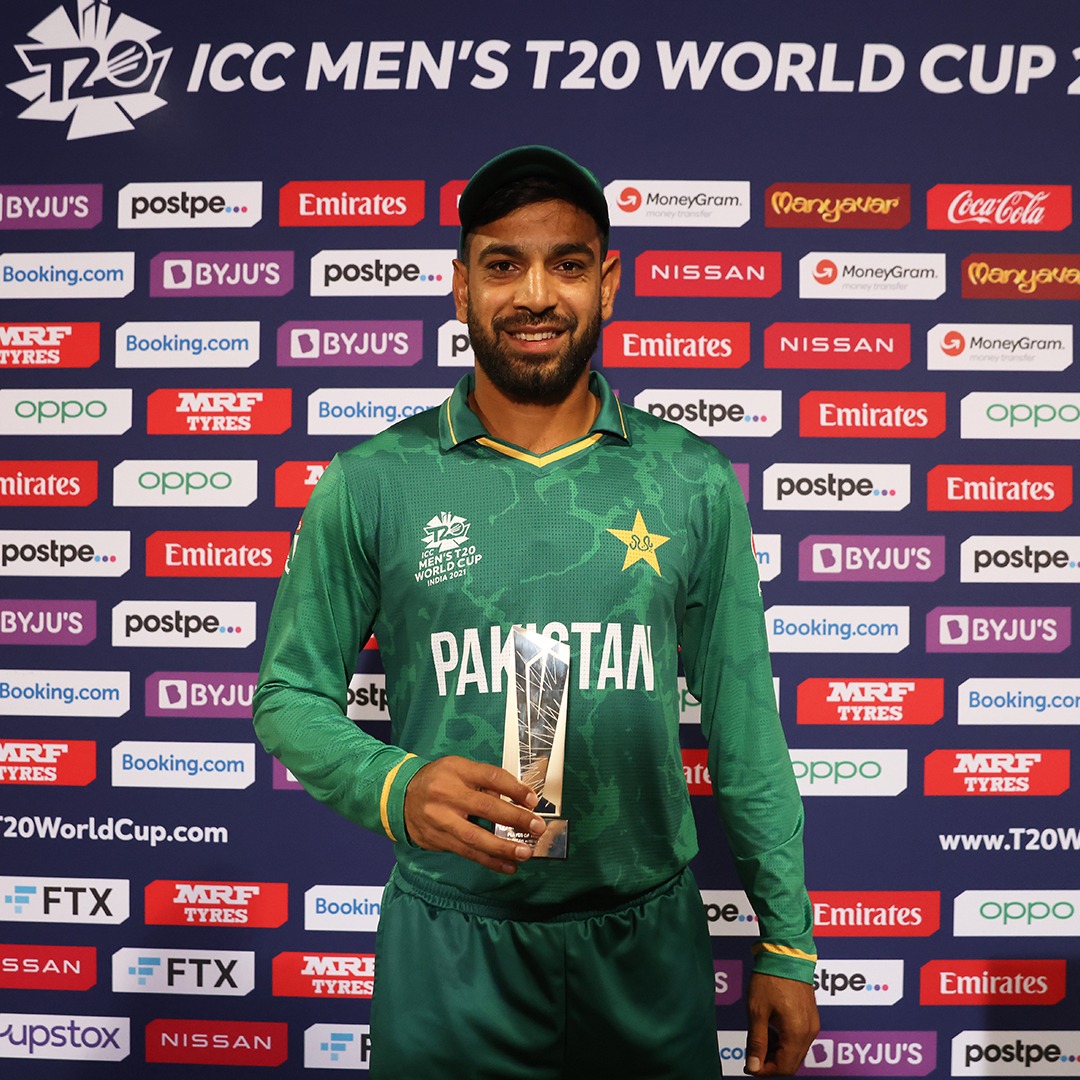 TheRealPCB's tweet photo. The player of the match @HarisRauf14 
Bowling figures: 4-0-22-4
#WeHaveWeWill https://t.co/0k7KZ26nHv