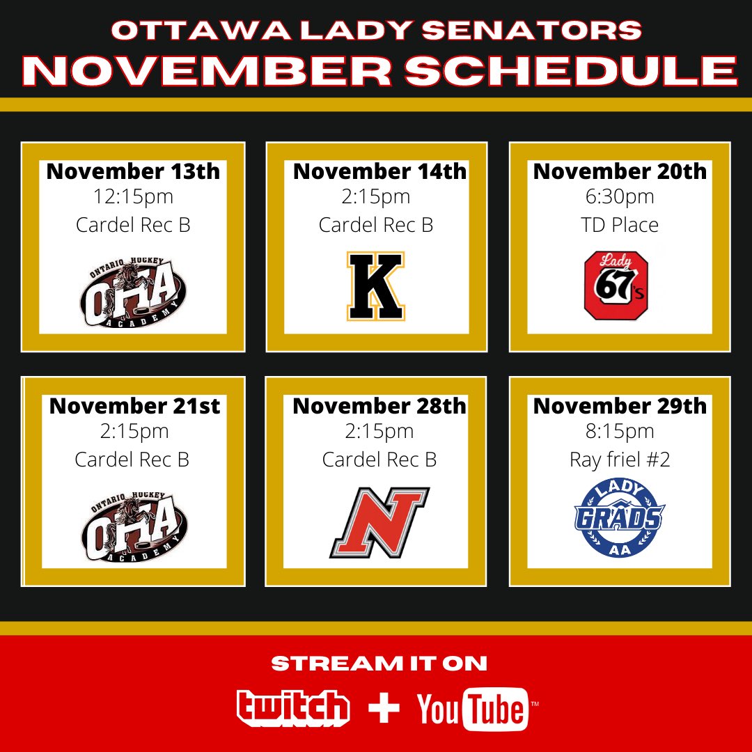 Ottawa Lady Sens tweet media