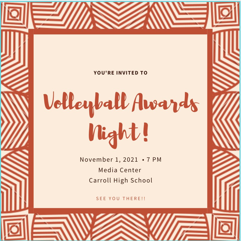 CHSTigerVB's tweet photo. Parents and Players: Our awards night will be Monday, November 1st at 7pm in the CHS media center! https://t.co/WTPQquW0oO