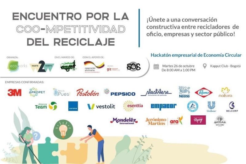 ReciclaPues's tweet photo. Encuentros donde evidenciamos la generación de valor compartido, donde diferentes actores de la cadena estamos en una misma conversación buscando soluciones y nuevas oportunidades que mejoren la competitividad ♻️ 

Gracias por esta invitación tan especial @Waste2Worth https://t.co/Ii5v44qT4h