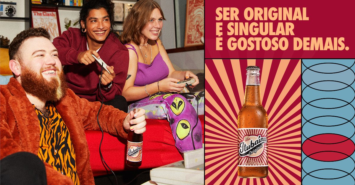 itubainalovers's tweet photo. Ser original tem um sabor. E com Itubaína ele é bem mais gostoso. Experimente agora uma Itubaína e descubra. https://t.co/GwfmjS2QBY