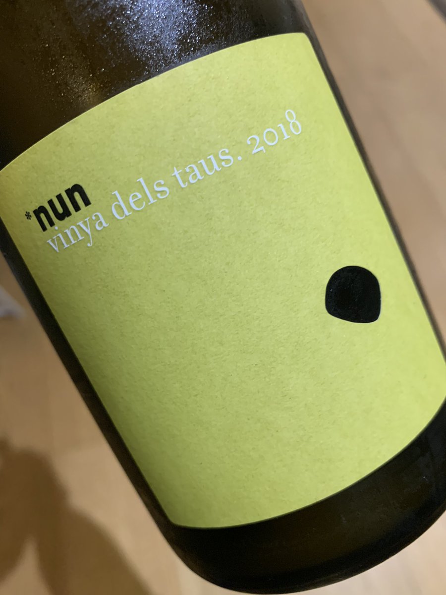 Lovely wine from Enric Soler. Nun. Last wine I drunk with Nun in the name was during my student days when my palate was slightly less sophisticated….  #wine #finewine #winesofspain #winelovers