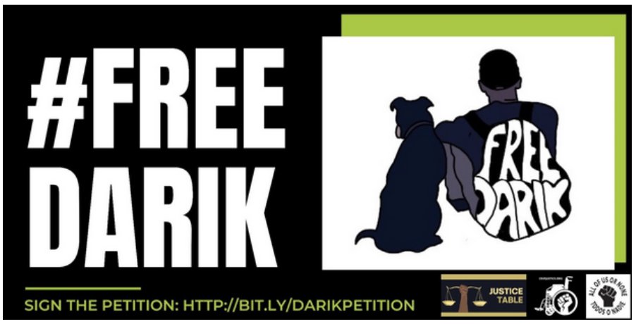 For Darik and his family, mental health care is the first step to the healing they need - not years of separation behind prison bars. But <a href="/RivCoDA/">Riverside County DA's Office</a> isn't in the business of healing our community. #DisabledandPunished Sign on to #FreeDarik: bit.ly/FreeDarik