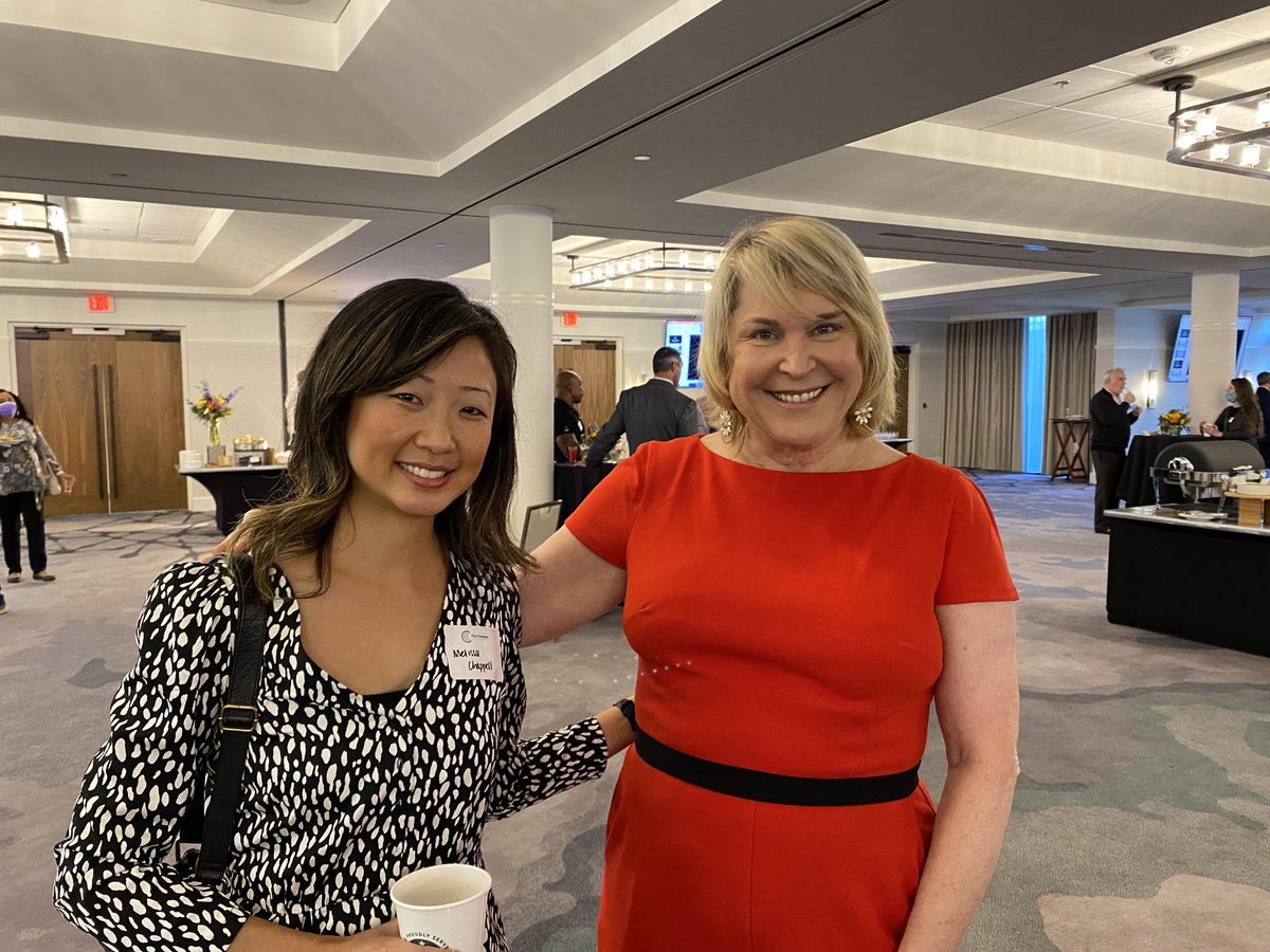 ICYMI: The <a href="/CarolinaChamber/">The Chamber</a> celebrated the reopening of <a href="/SheratonCH/">Sheraton Chapel Hill</a> with a ribbon-cutting event last week 🎉 The hotel had been closed since March 2020 for multimillion-dollar renovations that modernized the building to better reflect the Marriott brand.