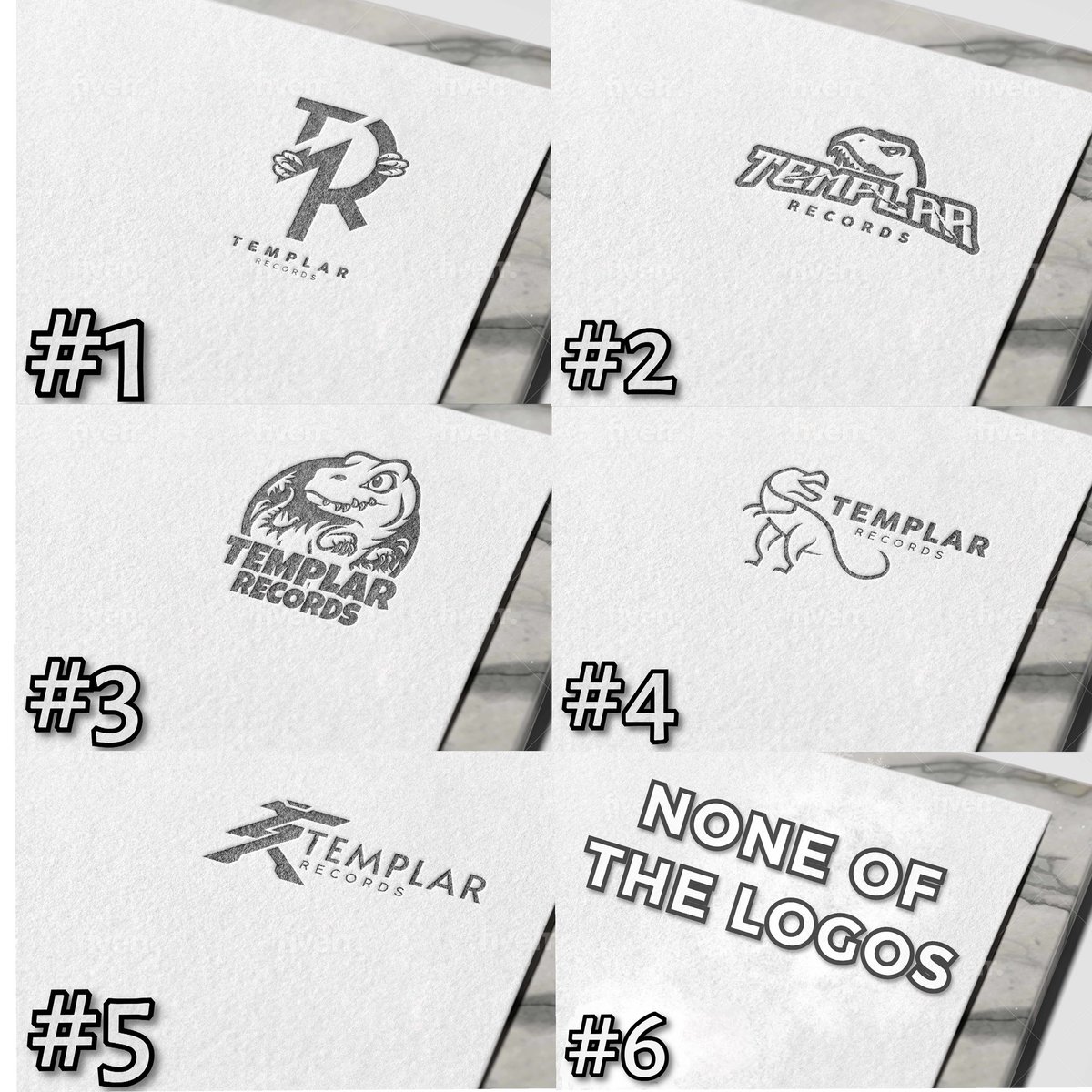 DarkAlleyMurder's tweet photo. Our label, @TemplarRecords, is rebranding and would love your opinions: please vote on your favorite logos https://t.co/BleBoxYZ7c