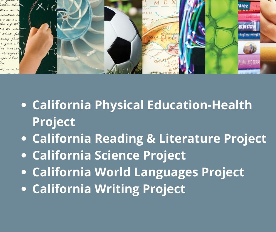 The California Subject Matter Project is a network of discipline-based projects that provide professional learning designed by K–12 and university educators, to improve student learning and literacy. Swipe through to see our projects! #k12 #education #csmp #teachers #cateachers