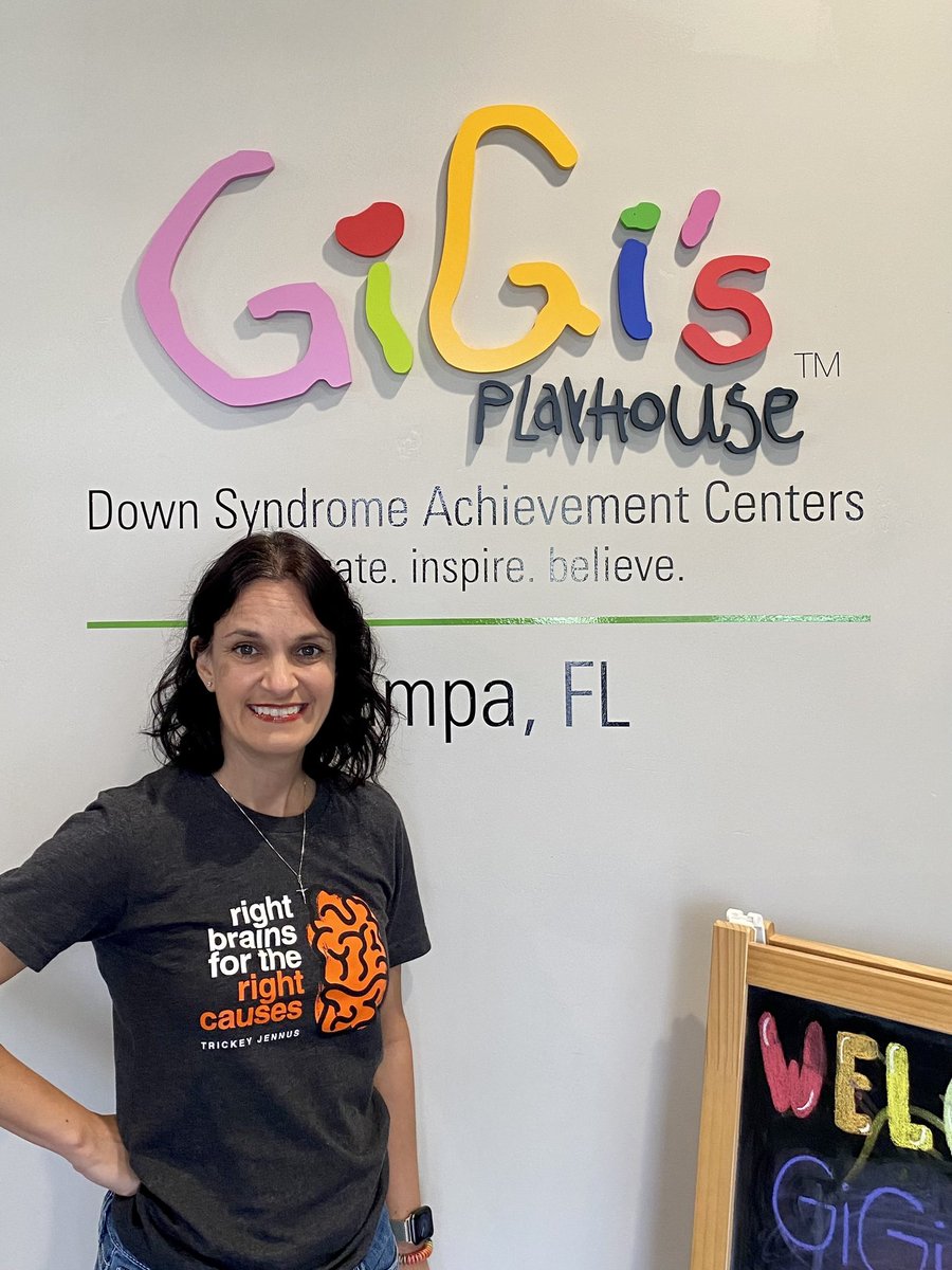 trickeyjennus's tweet photo. As part of our Trickey Jennus volunteer initiative,Teresa hosted the Teen Tastic event at @gigisplayhousetampa ! 

Gigi’s Playhouse is a Down Syndrome Achievement Center that provides programs and support to Children and Adults with Down Syndrome. 

#RightBrainsForTheRightCause https://t.co/YEVP0Z1zBJ