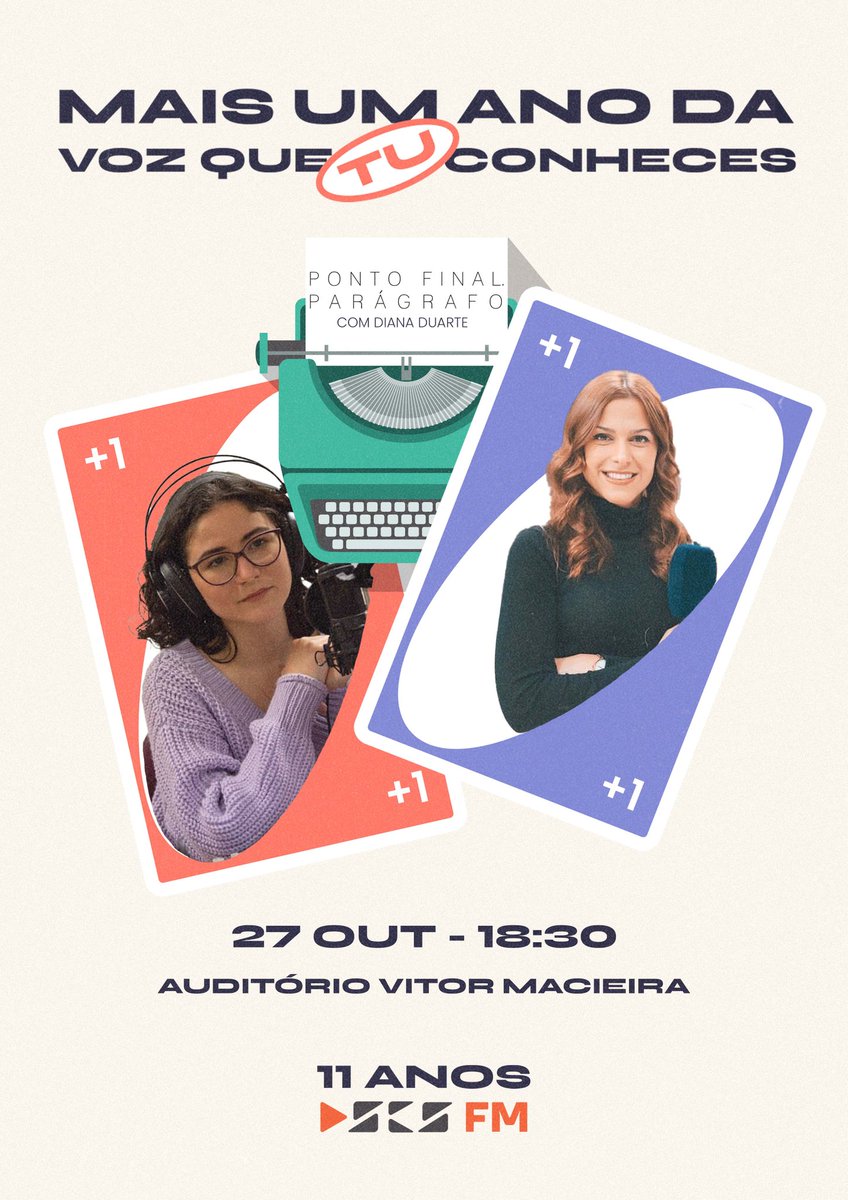 Pediram tanto que a Diana Duarte (<a href="/ydianaduarte/">Diana Duarte</a>) é a nossa convidada para o episódio 50, ao vivo no Auditório da Escola Superior de Comunicação Social (<a href="/ESCS/">ESCS</a>).

É já amanhã às 18:30. A entrada é grátis, bem como o estacionamento.