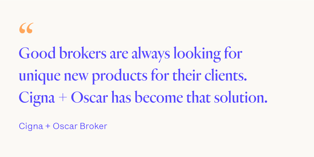 Brokers believe in what we're selling — high touch service at a competitive price point.